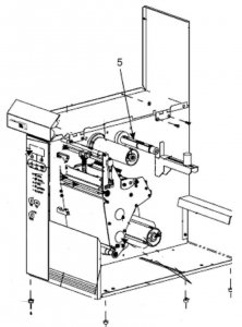 Części / ZEBRA / Ribbon Supply Spindle Assy 105SL, 140 
