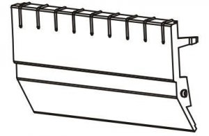 Części / ZEBRA / Front Bezel, GK420d 105934-025, Direct thermal,  GK420d, 8 pc(s)