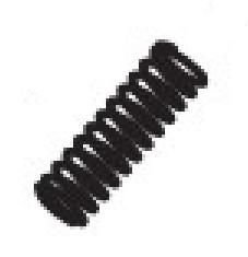 Części / Kyocera-Mita / Spring Retard 302HS09180, Spring, 1 pc(s) 