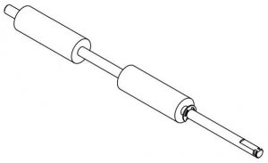 Części / Kyocera-Mita / Roller Regist Low 5MMT876SN076, Printer  transfer roller, Laser, Części / Kyocera-Mita / FS-1800/1800+/FS-1900/3800