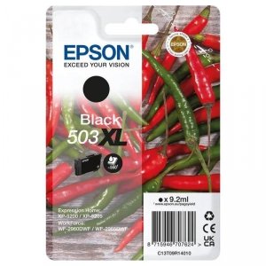 Tusz EPSON C13T09R14010, T09R140, 503XL, black, 9.2ml, Epson XP-5200, XP-5205, WF-2960dwf, WF-2965dwf