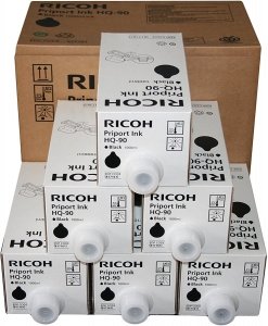 Ricoh oryginalny ink HQ90, czarna, 1000mlml, 817161, 6szt, Ricoh cana za 1 szt 817161