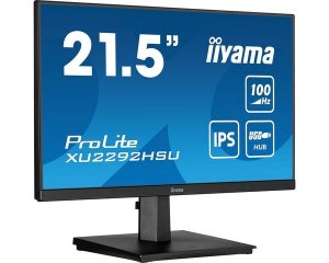 Monitor 21.5 cala ProLite XU2292HSU-B6 IPS,100Hz,FreeSync,SLIM,HDMI,DP,2x2W,  4xUSB(3.2),0.4ms