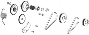 Części / ZEBRA / Kit, Drive System ZT400 Series 