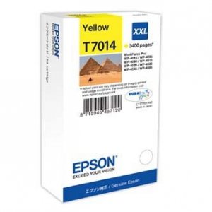 Epson oryginalny Wkład atramentowy / tusz C13T70144010. XXL. yellow. 3400s. Epson WorkForce Pro WP4000. 4500 series C13T70144010