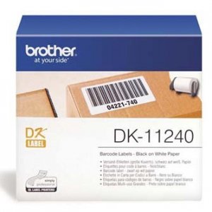 Brother etykiety papierowe 102mm x 51mm. biała. 600 szt.. DK11240. do drukarek typu QL DK11240