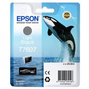 Tusz EPSON C13T76074010. T7607. light black. 25.9ml. 1szt. Epson SureColor SC-P600 C13T76074010
