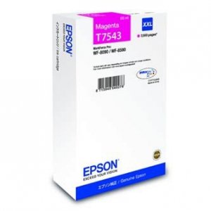 Tusz EPSON C13T754340. T7543. XXL. magenta. 69ml. Epson WorkForce Pro WF-8090DW. WF-8590DWF C13T754340