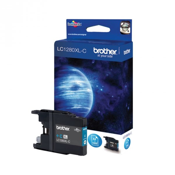 Tusz Brother LC-1280XLC. cyan. 1200s. high capacity. Brother MFC-J6910DW LC1280XLC