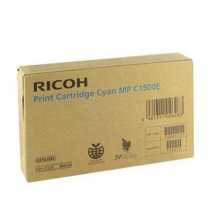 Tusz Ricoh 888550, cyan, 3000s, Ricoh MP C 1500 888550