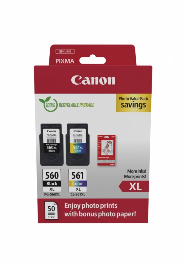 INK CARTRIDGES CRG PG-560XL/CL-561XL PHOTO VALUE  NON-BLISTERED PRODUC, TS W/O SECURITY