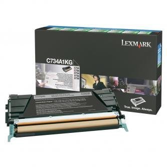 Lexmark oryginalny toner C734A1KG. black. 8000s. return. Lexmark C734. C736. X734. X736. X738 C734A1KG