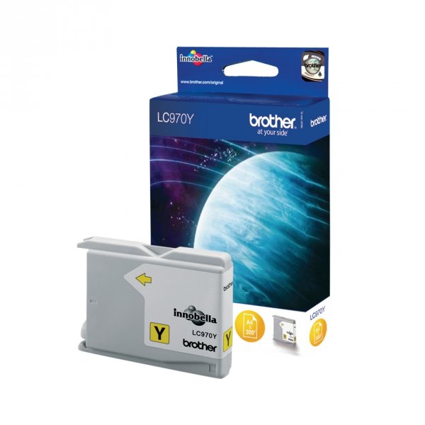 Tusz Brother LC-970Y. yellow. 300s. Brother DCP-135C. 150C. MFC-235C. 260C LC970Y