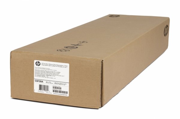 Papier do plotera / HP / 914/22.9/Everyday adhesive Gloss Polypropylene, połysk, 36&quot;, 2-pack, C0F28A, 120 g/m2, folia, 914mmx22.9m, przezroczysta, do dr