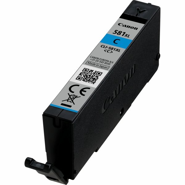 Canon oryginalny tusz / tusz CLI-581C XL, cyan, 8,3ml, 2049C001, very high capacity, Canon PIXMA TR7550,TR8550,TS6150,TS6151,TS8150