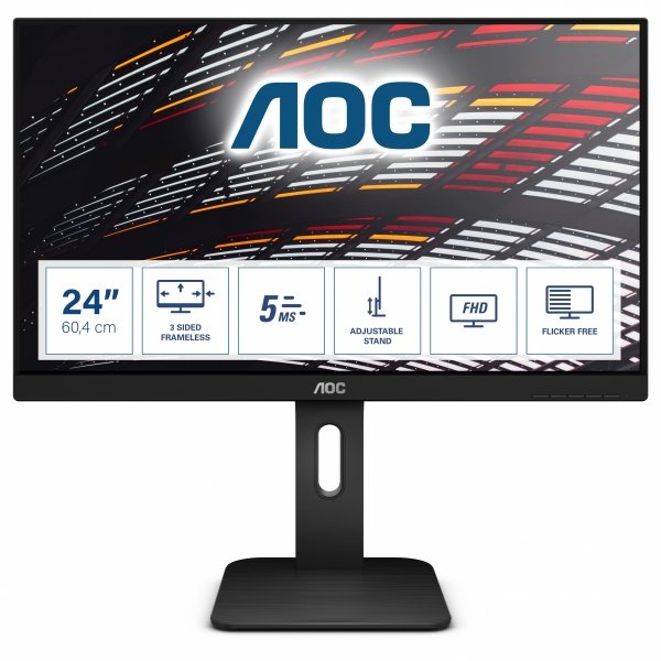 Monitor 23.8 24P1 IPS DVI DP HDMI Pivot Głośniki