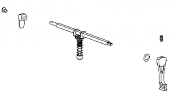 Części / ZEBRA / Kit Pivot Bar (includes  Toggle Assembly) G32034M,  105SL