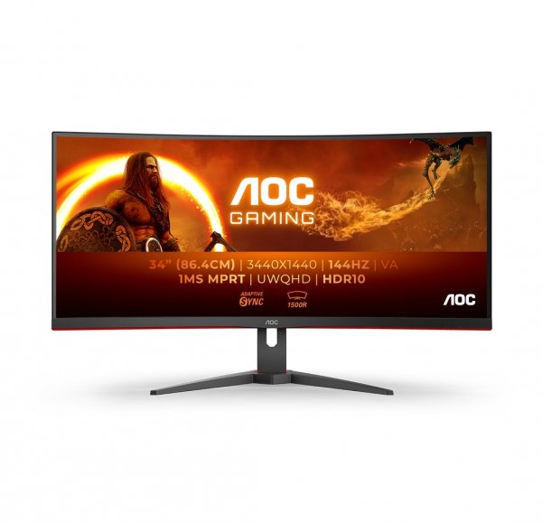Monitor 34 cale CU34G2XE 34 cale VA Zakrzywiony 144Hz HDMI DP