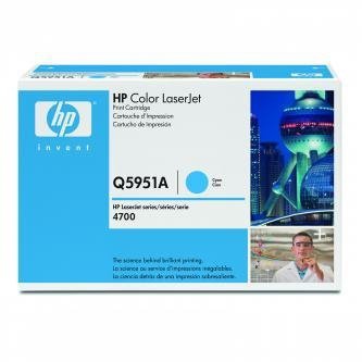 HP oryginalny toner Q5951A. cyan. 10000s. HP Color LaserJet 4700. n. dn. dtn. ph+ Q5951A