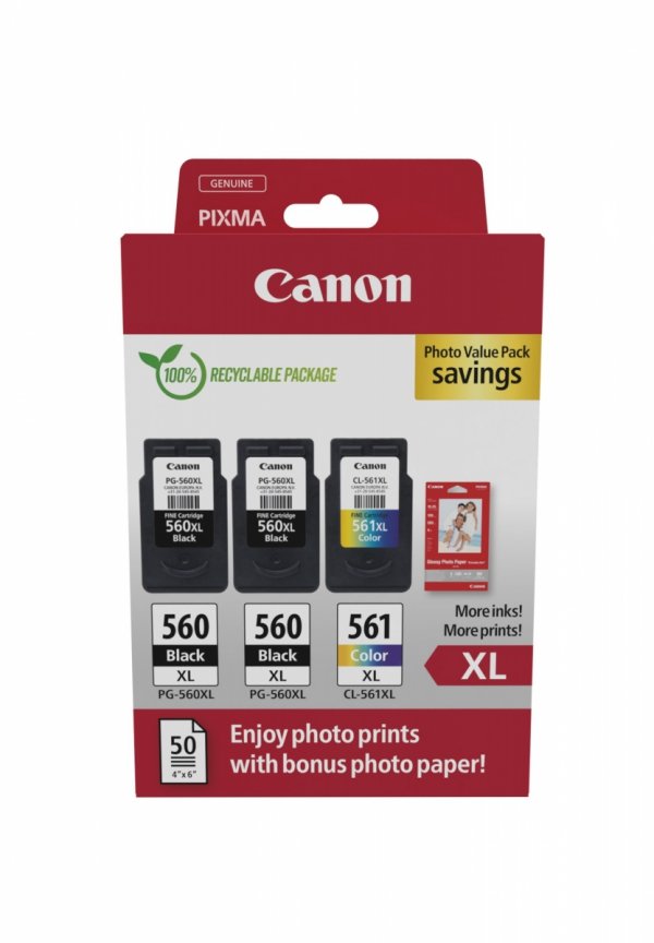 Tusz Canon PG-560XLx2/CL-561XL PVP 3712C012