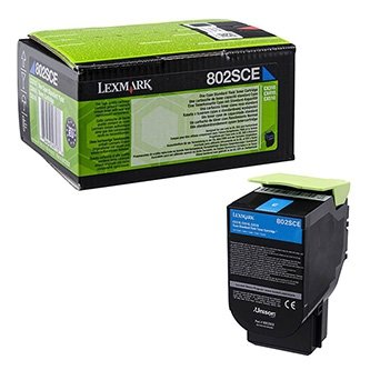 Toner Lexmark 802SCE Projekt-Toner Cyan 2000ppm 80C2SCE