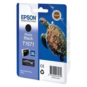 Epson oryginalny Wkład atramentowy / tusz C13T15714010. photo black. 25.9ml. Epson Stylus Photo R3000 C13T15714010