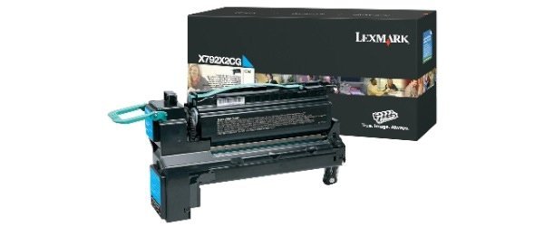 Toner Lexmark X792X2CG. cyan. 20000s. extra duża pojemnośÄ‡. Lexmark X792. X792de. X792dte. X792dtfe. X792dtme X792X2CG