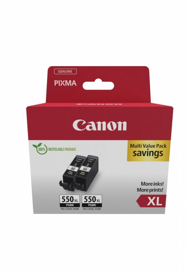Tusz Canon PGI-550XL BK TWIN SEC 6431B010