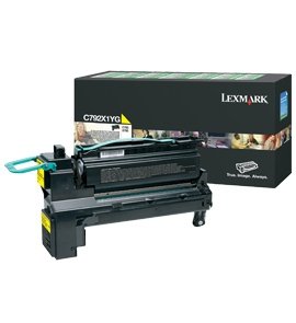 Toner Lexmark C792X1YG. yellow. 20000s. return. extra duża pojemnośÄ‡. Lexmark C792de. C792e. C792dhe. C792dte C792X1YG