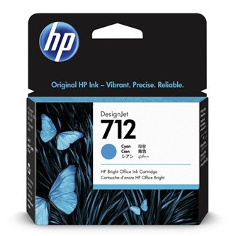 Tusz HP 3ED67A, HP 712, cyan, 29ml, HP DesignJet Studio, T210, T230, T250, T630, T650