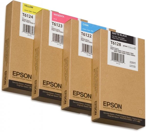 Tusz EPSON C13T612300. magenta. 220ml. Epson Stylus Pro 7400. 7450. 9400. 9450 C13T612300