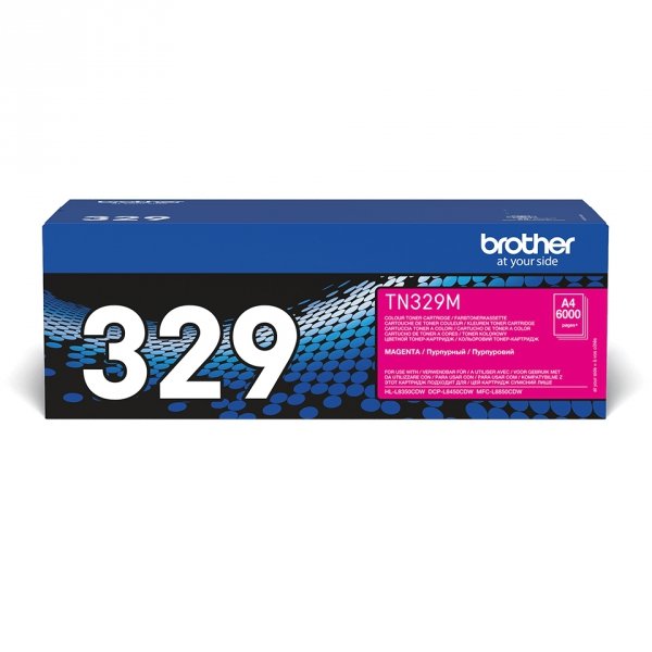 Toner Brother TN-329M. magenta. 6000s. Brother HLL-8350CDW.HLL-9200CDWT TN329M