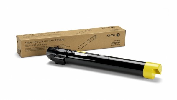 Toner Xerox 106R01438, yellow, 17800s, Xerox Phaser 7500, O