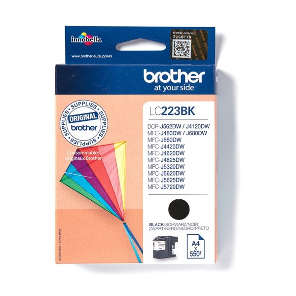 Tusz Brother ink black MFC-J4620DW/J5620DW/J5720DW LC223BK