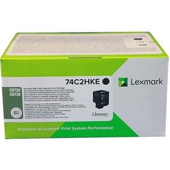 Lexmark oryginalny toner 74C2HKE, black, 20000s, high capacity, return, Lexmark CS720de,CS720dte,CS725de,CS725dte, O