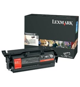 Toner Lexmark T650H21E. black. 25000s. high capacity. Lexmark T650DN T650H21E