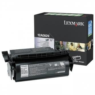Lexmark oryginalny toner 12A0829. black. 23000s. return. Lexmark Optra SE-3455. Labelprint 12A0829