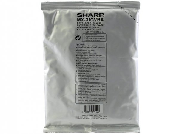Developer SHARP MX31GVBA. black. 100000s. Sharp MX 2600. 3100 MX-31GVBA