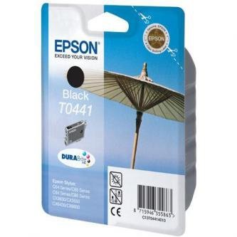 Epson oryginalny tusz / tusz C13T044140, black, 600s, 13ml, Epson Stylus C84, C64, C66, C86, CX6400, CX6600, CX3650