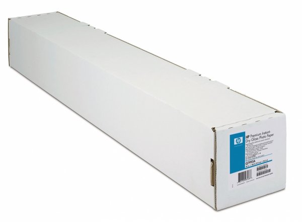 Papier do plotera / HP / 914/30.5/Premium Instant-dry Gloss Photo Paper, połysk, 36&quot;, Q7993A, 260 g/m2, papier, 914mmx30.5m, biały, do drukarek atrament