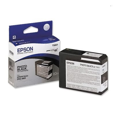 Epson oryginalny Wkład atramentowy / tusz C13T580100. photo black. 80ml. Epson Stylus Pro 3800 C13T580100