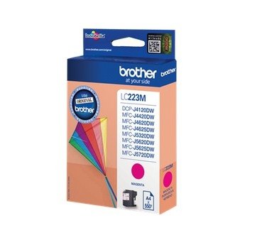 Tusz Brother LC-223M inkoust magenta. 600 str LC223M