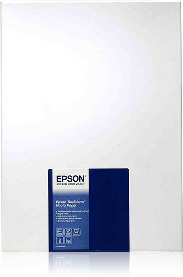 Epson Traditional Photo Paper, foto papier, satynowy, biały, A4, 330 g/m2, 25 szt., C13S045050, atrament