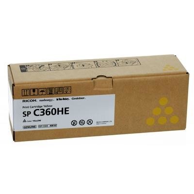 Toner Ricoh 408187, yellow, 5000s, Ricoh SP C360DNw 408187