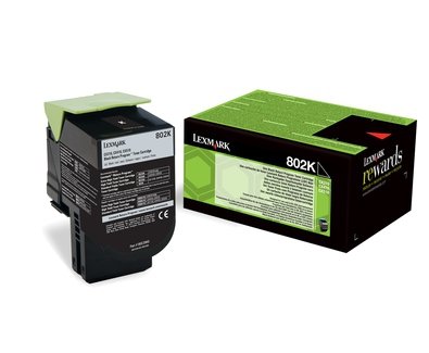 Toner Lexmark 80C20K0, black, 1000s, return, Lexmark CX310dn, CX310n, CX410de, CX410 80C20K0