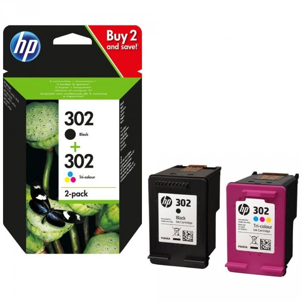 Combo Pack Ink 302BK+CL X4D37AE X4D37AE