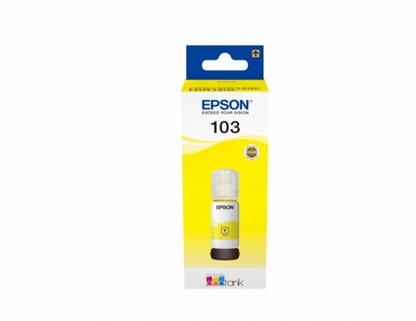 Tusz EPSON C13T00S44A, 103, yellow, 65ml, Epson EcoTank L3151, L3150, L3111, L3110