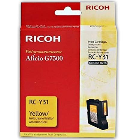 Ricoh oryginalny żelowe wypełnienie 405503. yellow. 2500s. typ RC-Y31. Ricoh G7500 405503