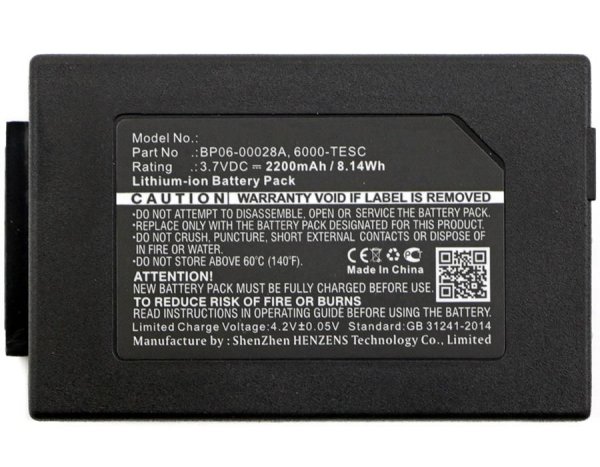 Części / CoreParts / zamiennik / Battery for Dolphin Scanner 8.1Wh Li-ion 3.7V 2200mAh  Black, Dolphin 6100, Dolphin 6110, ScanPal 5100
