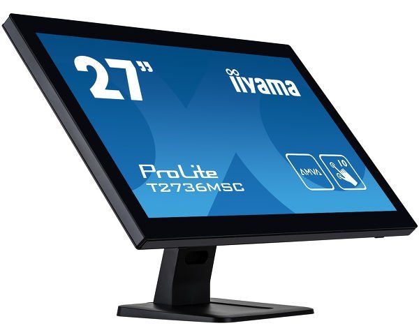 Monitor 27 T2736MSC-B1 AMVA, 10pkt, pojemnościowy, HDMI, DP, USB